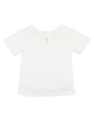 Bebe Pointelle Tee (Cream)