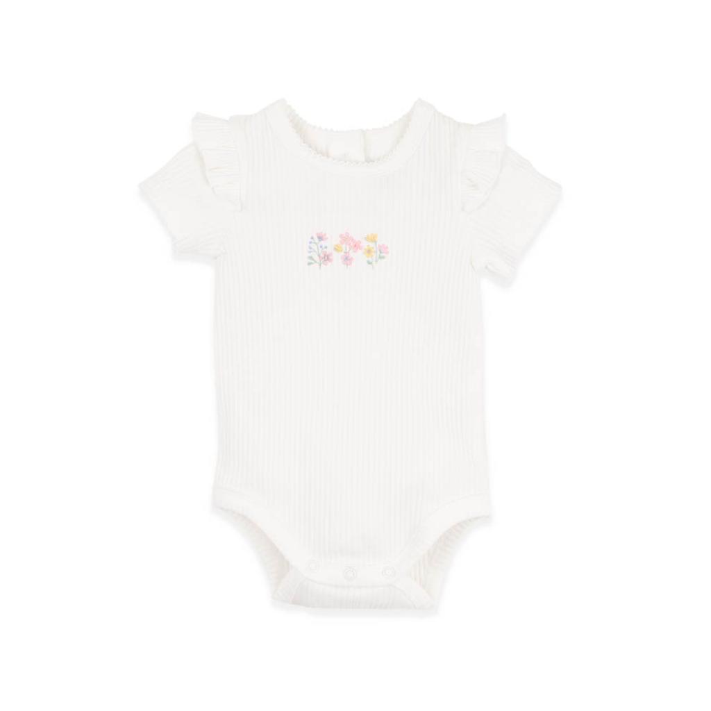 Bebe Organic Embroidered Bodysuit