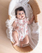 Bebe Chelsea Frill Yoke Romper