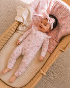 Bebe Willa Print Organic LS Zipsuit