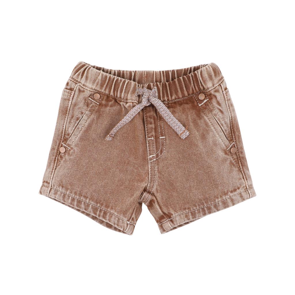 Bebe Brown Denim Shorts