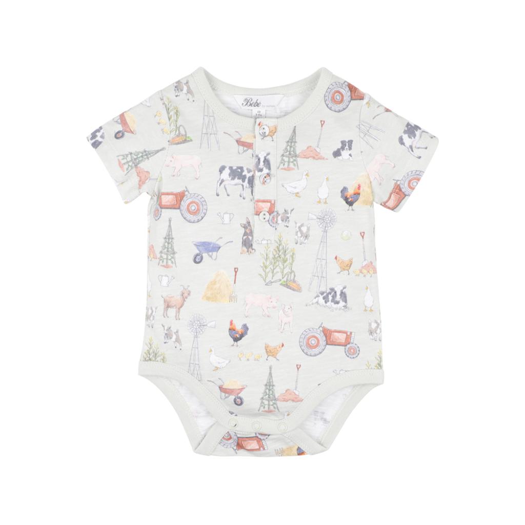 Bebe Chester Print Bodysuit