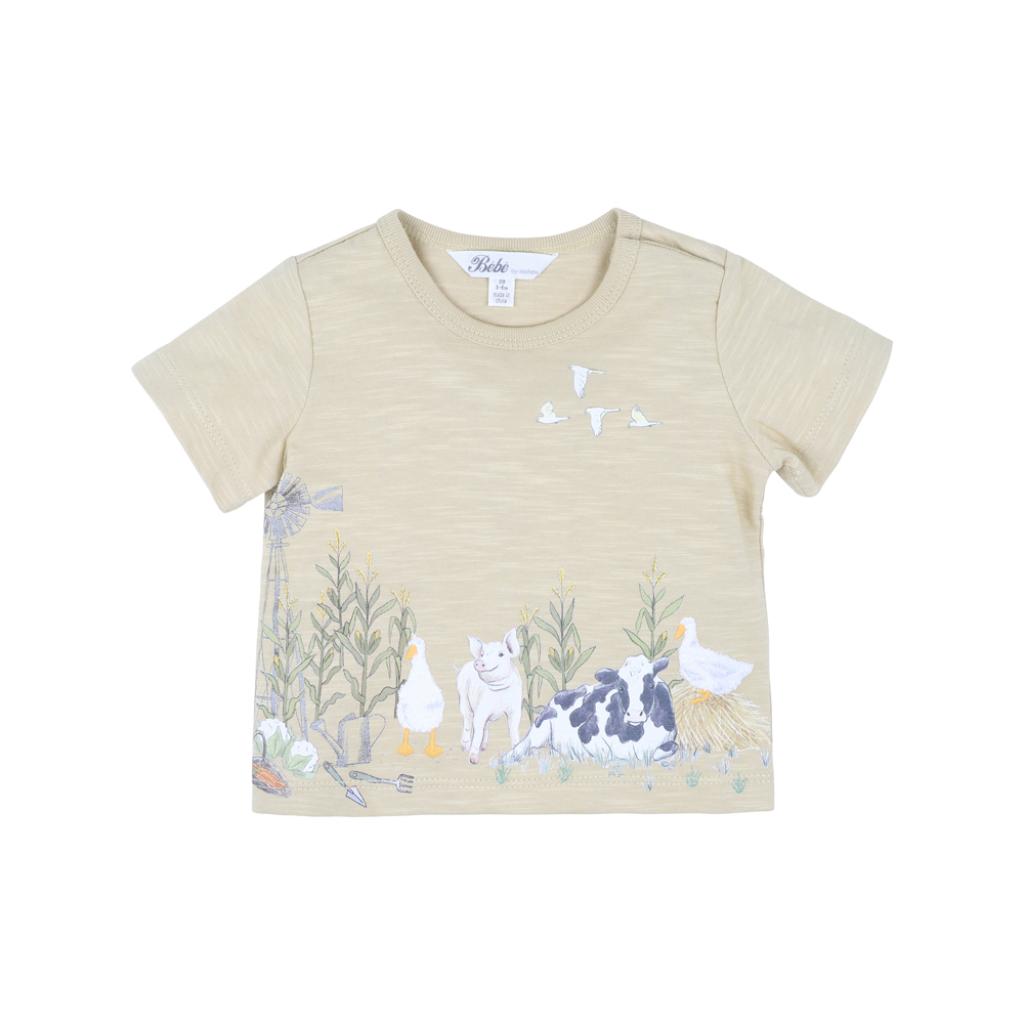 Bebe Chester Farm Animals Tee