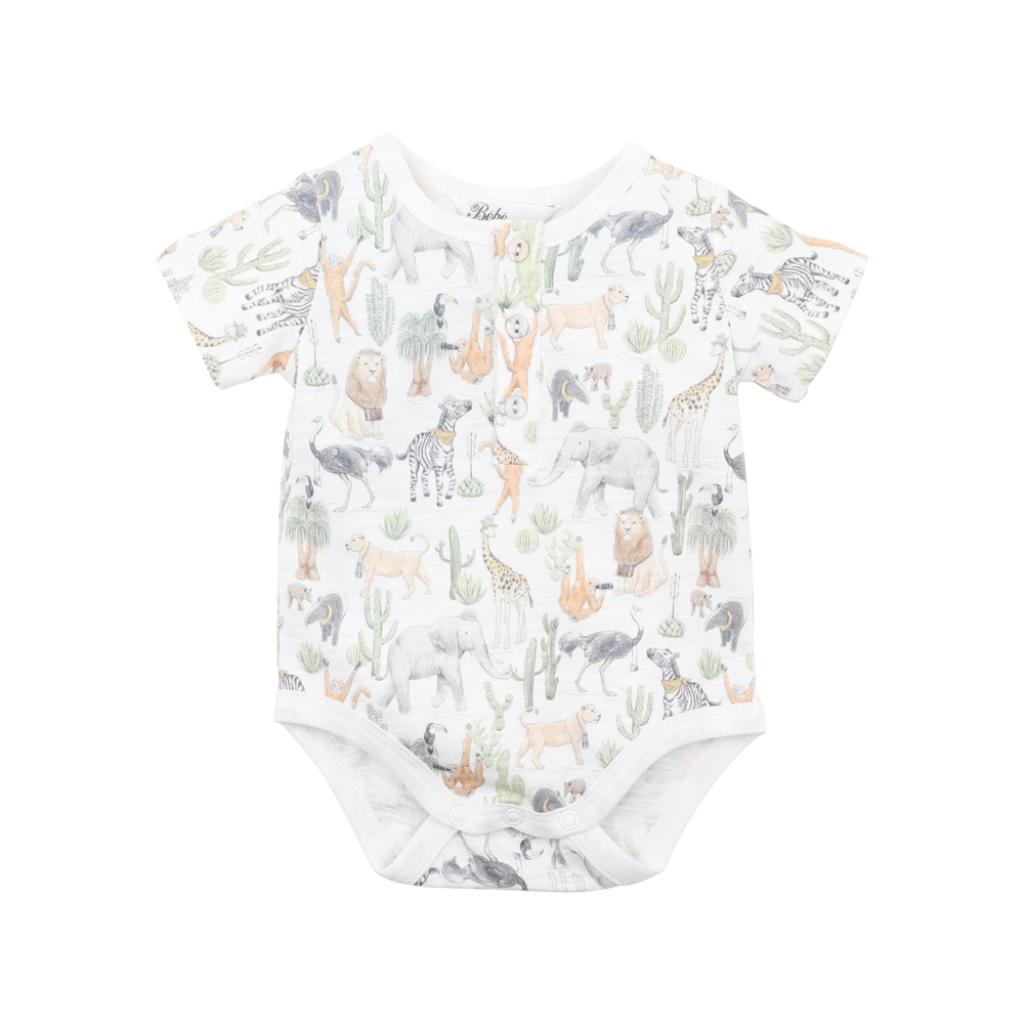 Bebe Ellis Print Bodysuit