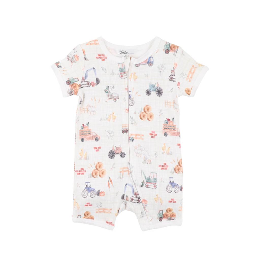 Bebe Clayton SS Zipsuit