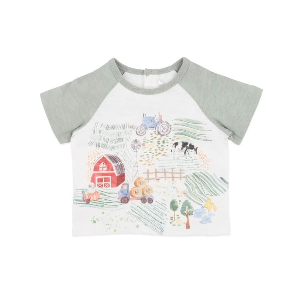 Bebe Clayton Farm Scene Tee
