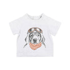 Bebe Harlan Aviation Dog Tee