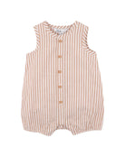 Bebe Brady Stripe Woven Romper