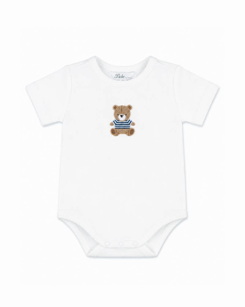 Bebe Brady Organic Bear Bodysuit