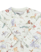Bebe Sway Print Organic LS Zipsuit