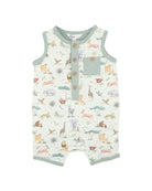 Bebe Sway Print Elephant Romper