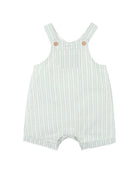 Bebe Evan Green Stripe Overalls