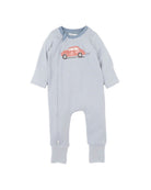 Bebe Alvin Stripe Organic LS Zipsuit