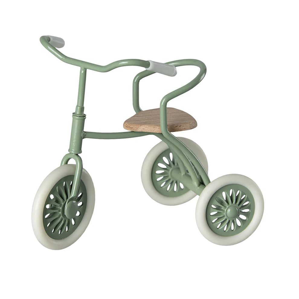 Maileg Abri A Tricycle for Mouse (Green)