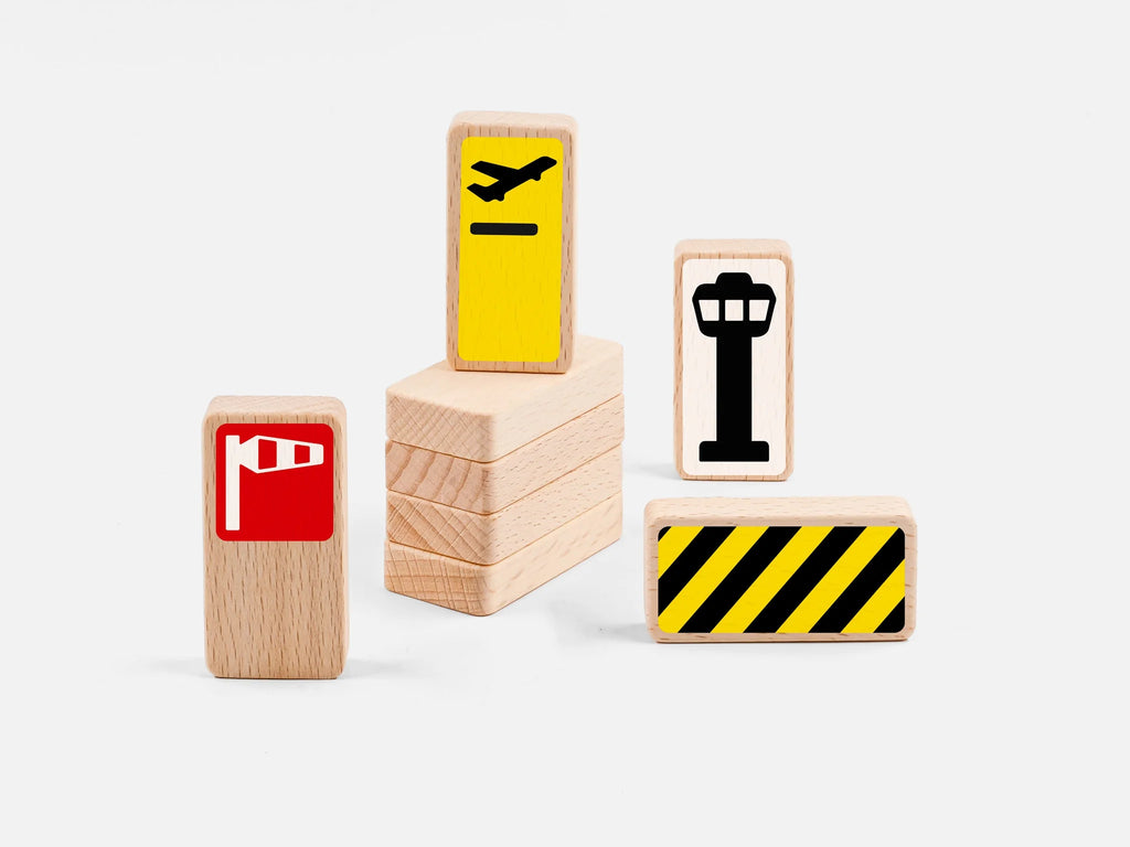 Waytoplay Airport Signs Set