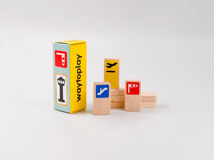 Waytoplay Airport Signs Set