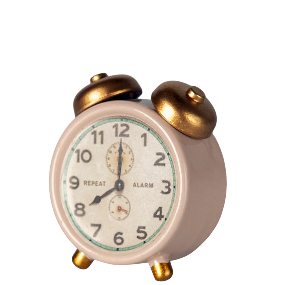 Maileg Alarm Clock Mouse (Powder)