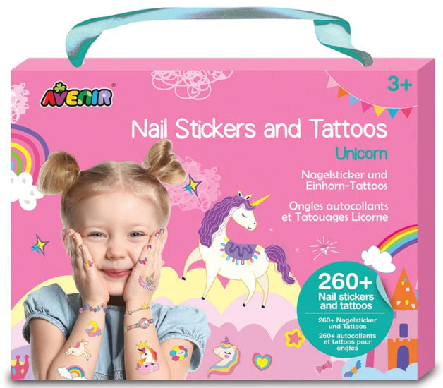 Avenir Nail Stickers & Tattoos (Unicorn)