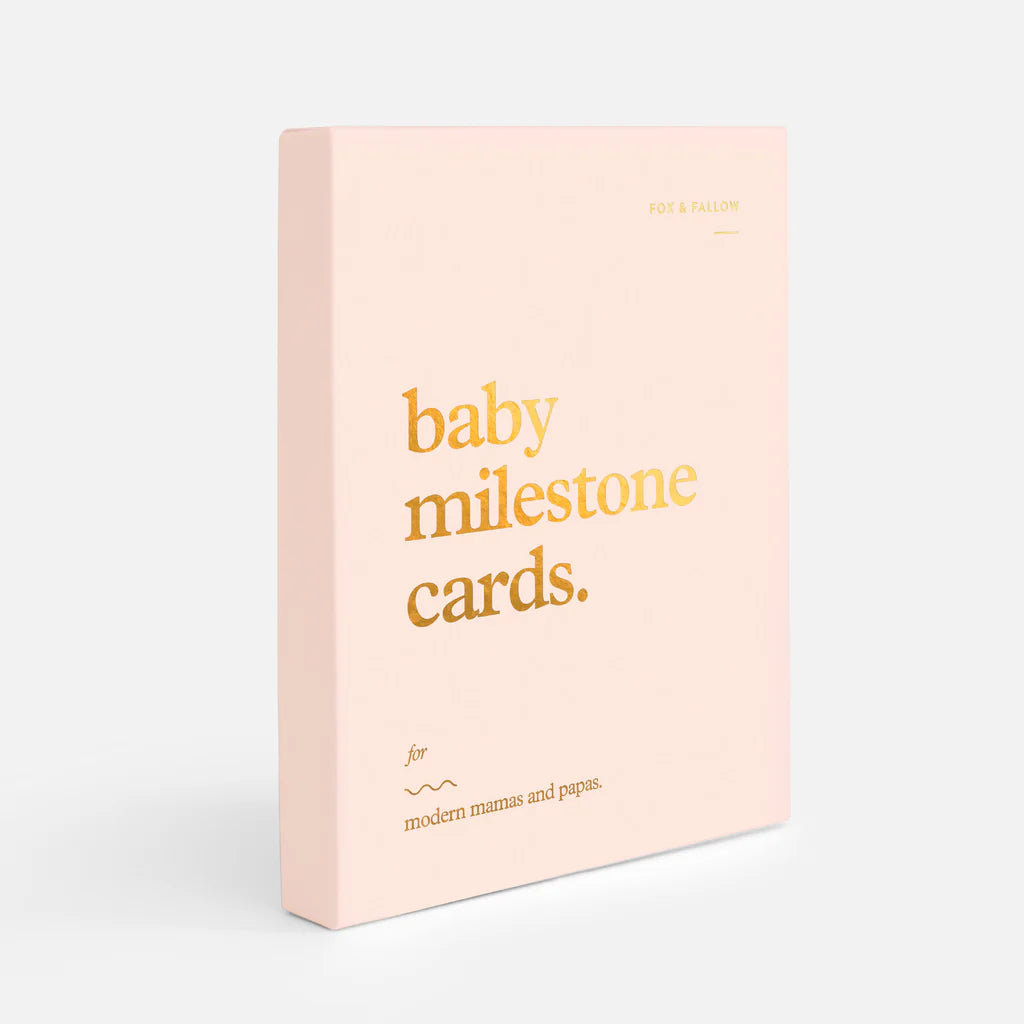 Fox & Fallow Baby Milestone Cards (Cream)