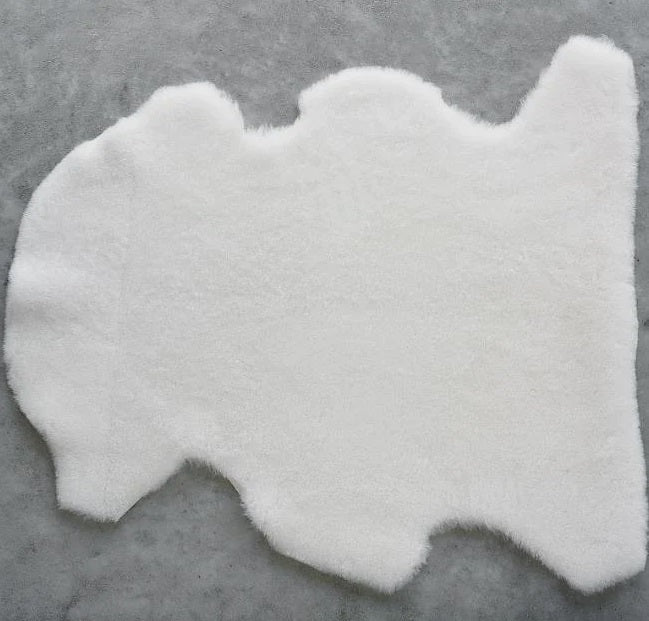 Classic NZ Baby Sleep Sheepskin Rug (Short White)