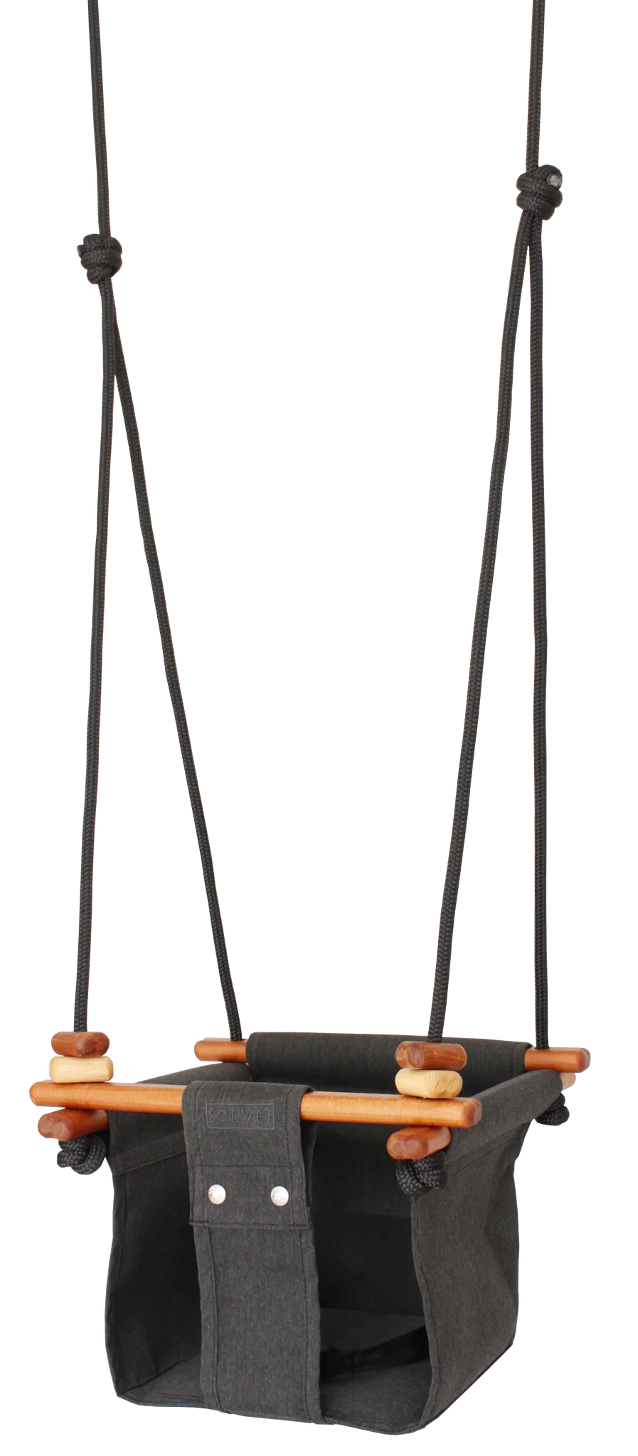 Solvej Baby & Toddler Swing (Slate Grey)
