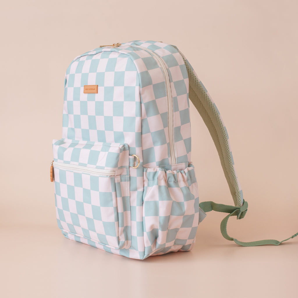 Fox & Fallow Backpack (Sage Check)