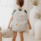Fox & Fallow Backpack (Sage Check)