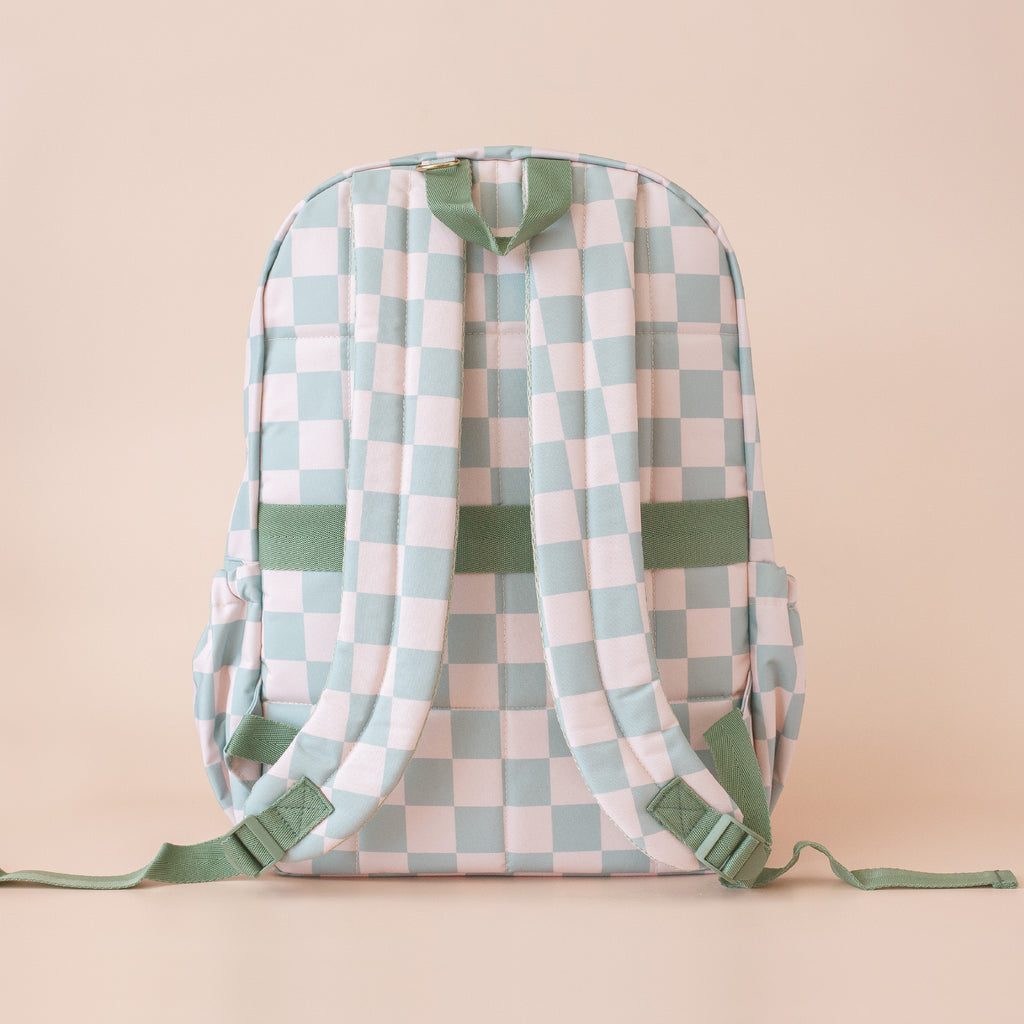 Fox & Fallow Backpack (Sage Check)