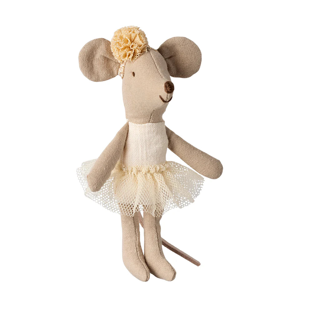 Maileg Ballerina Mouse Little Sister (Off White)