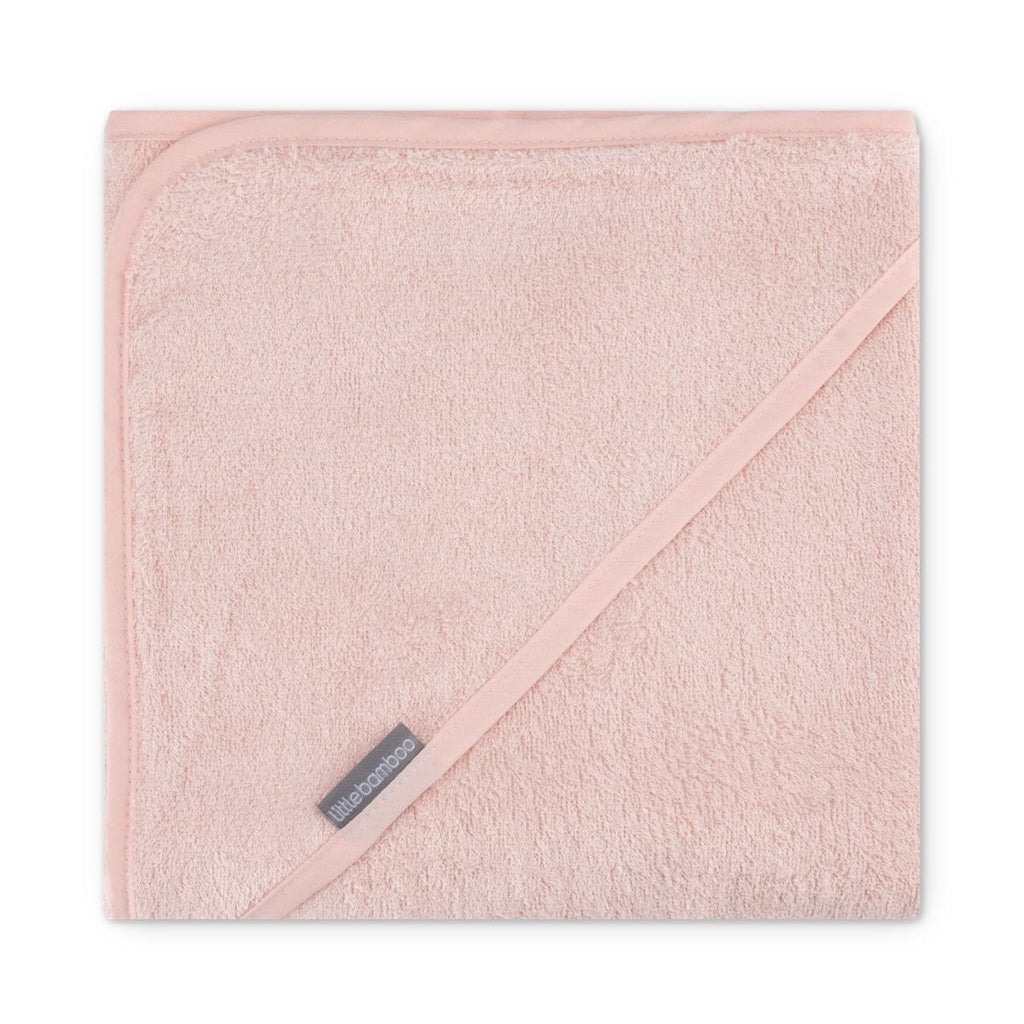 Little Linen Bamboo Hooded Towel (Dusty Rose)