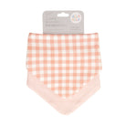 All 4 Ella Reversible Bandana Bibs 2pk (Gingham Strawberry)