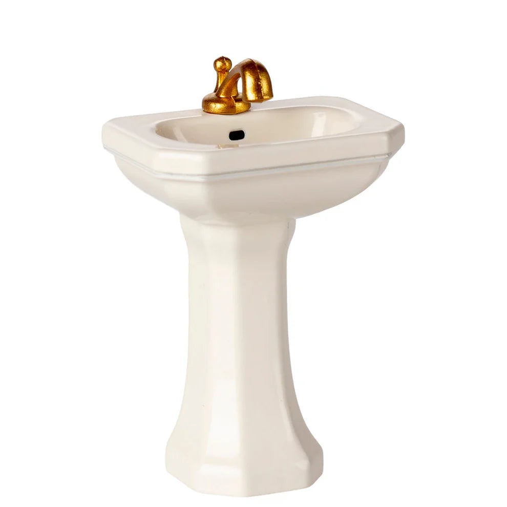 Maileg Bathroom Sink Mouse (Off White)