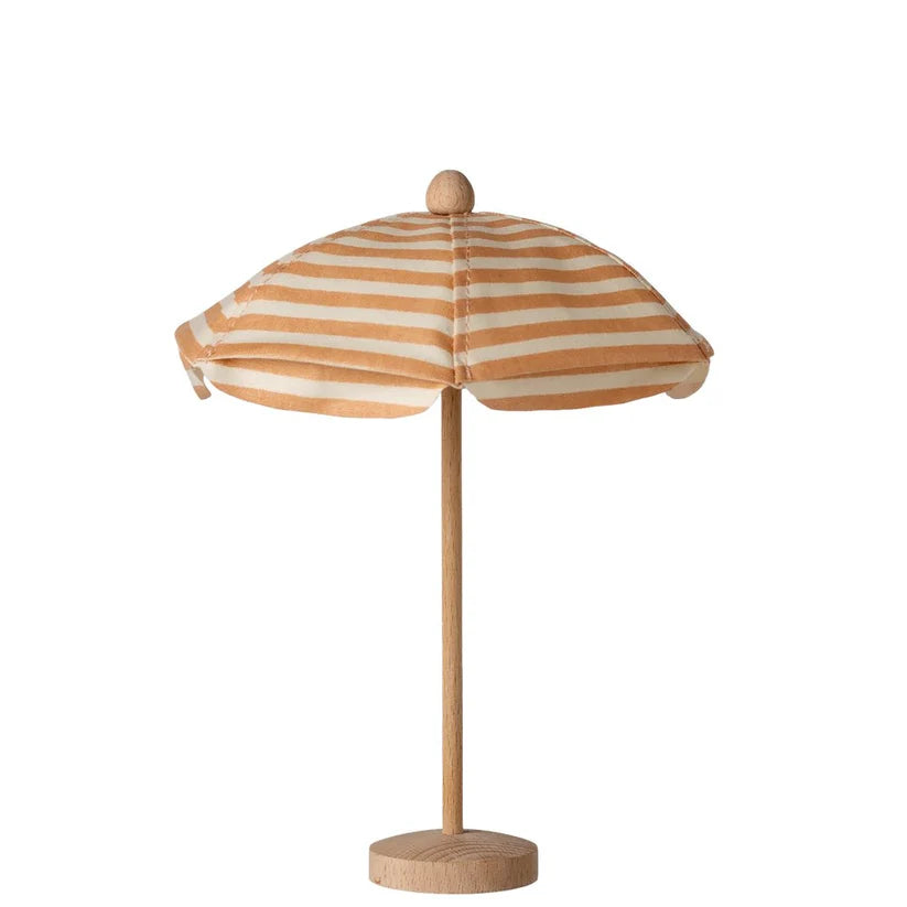 Maileg Beach Umbrella Mouse (Soft Coral)