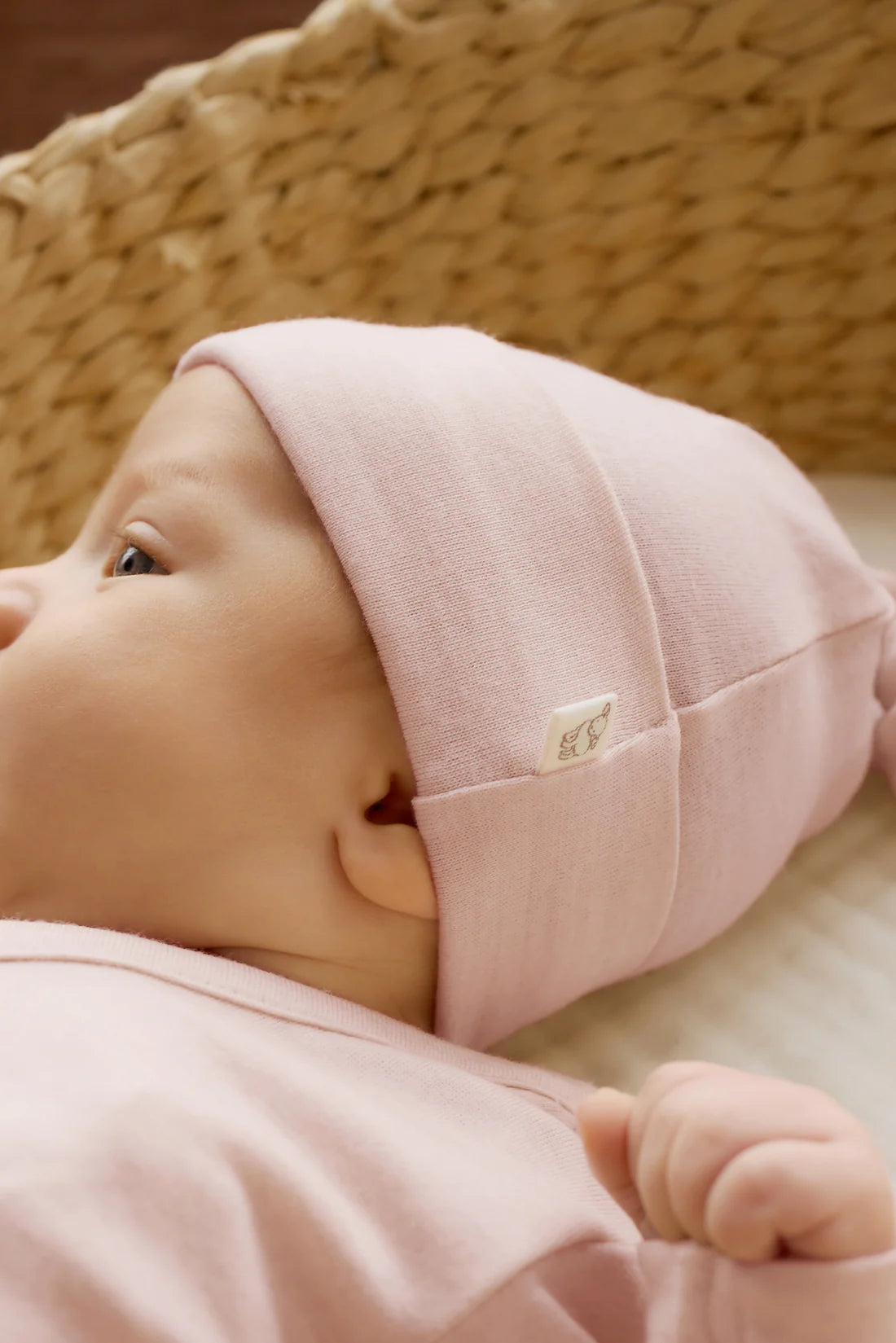 Merino Kids Beanie (Cloud Pink)