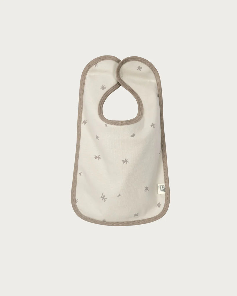 Babu Organic Cotton Bib (Walnut Star)