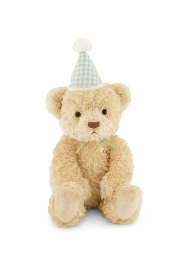 Jamie Kay Snuggle Bunnies - Birthday Arthur the Bear (Gingham)