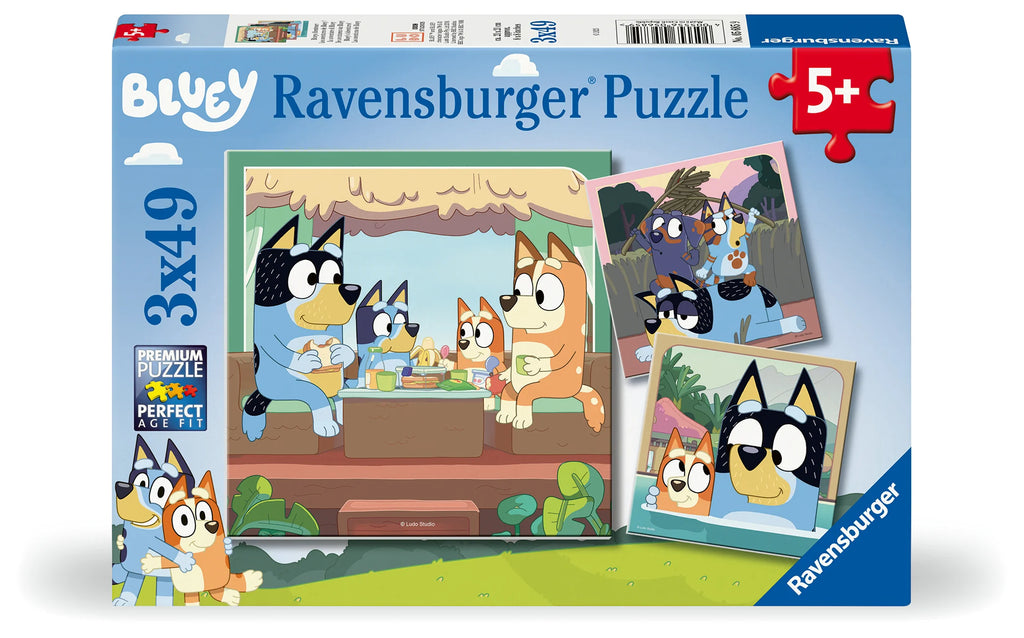 Bluey Ravensburger Puzzle Set (3 x49pc)