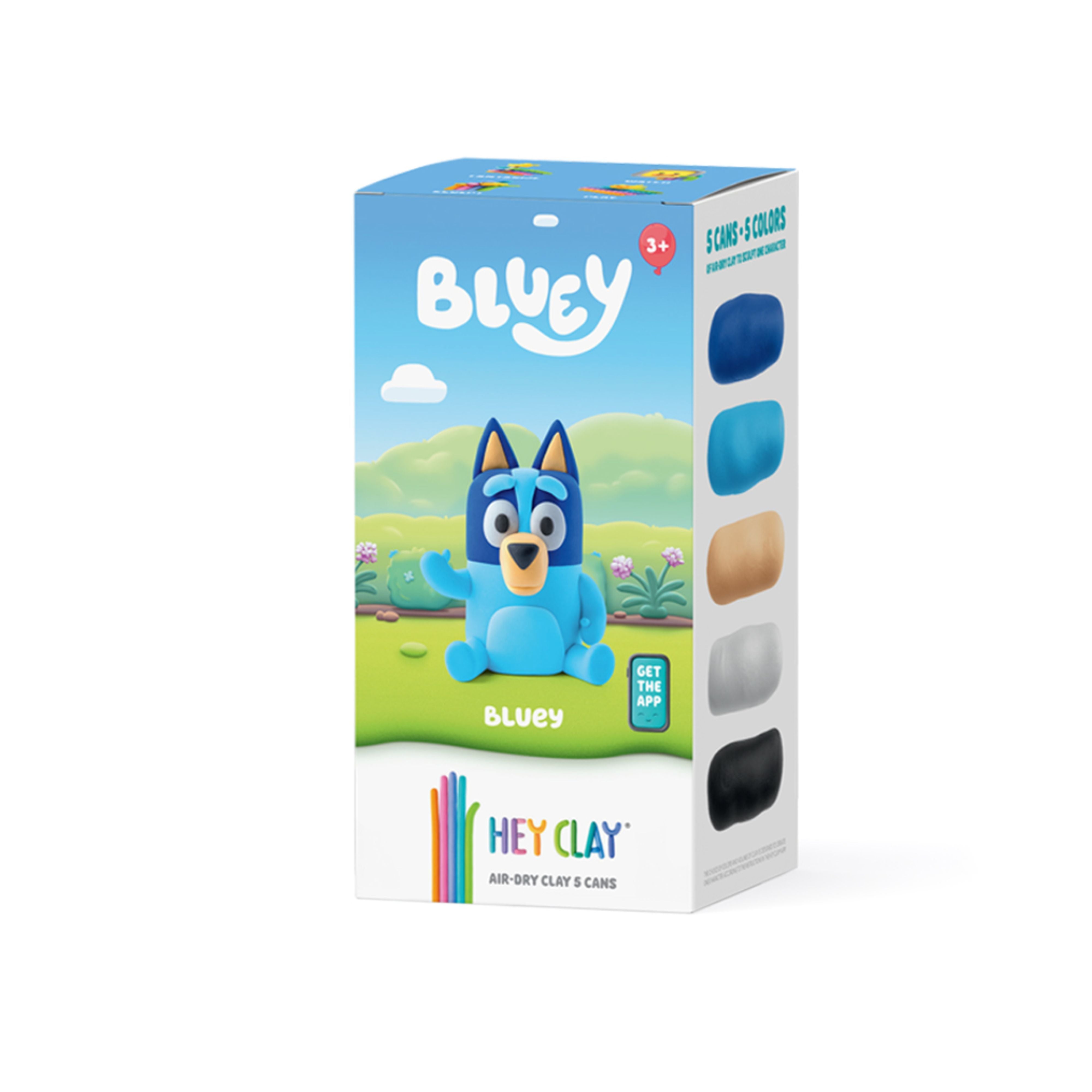 Hey Clay Bluey & Friends - Bluey (5 Cans)