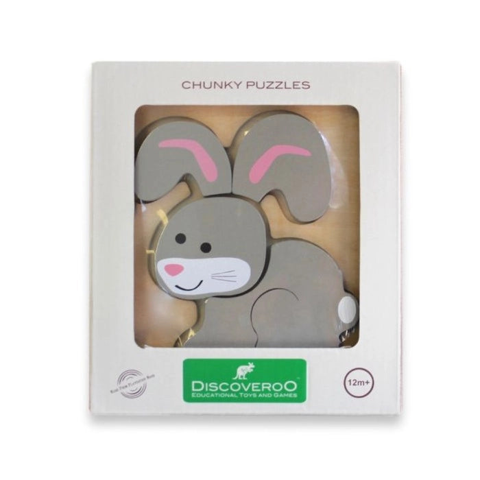 Discoveroo Chunky Animal Puzzle (Bunny)