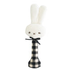 Alimrose Bunny Stick Rattle (Black Check)