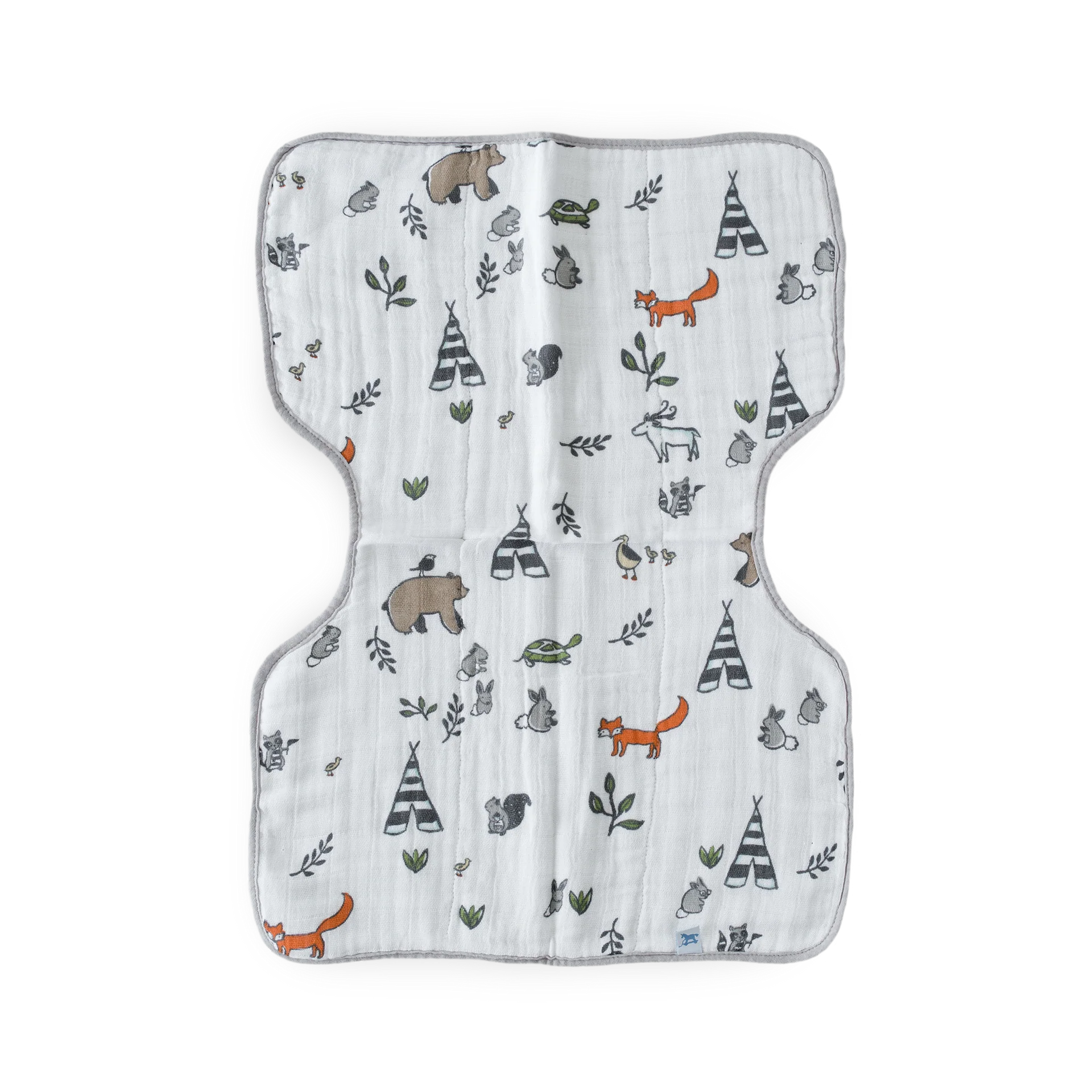 Little Unicorn Muslin Burp Cloth (Forest Friends)