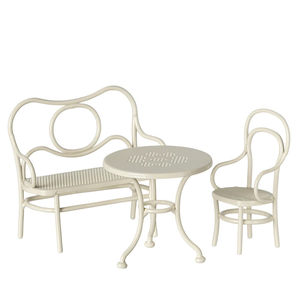 Maileg Cafe Set Mouse Big (Off White)
