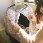 Little Unicorn Muslin Car Seat Canopy V2 (Pressed Petals)