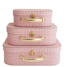 Alimrose Carry Case Set of 3 (Pink Gingham)
