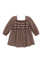 Jamie Kay Cecile Dress (Cinnamon Gingham)