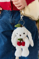 Jamie Kay Snuggle Bunnies - Cherry Penelope Keyring (Marshmallow)