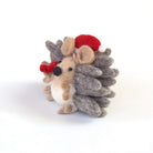 Tara Treasures Felt Christmas Hedgehog With Flower