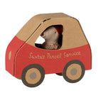 Maileg Christmas Mouse Little Sister in Car Box