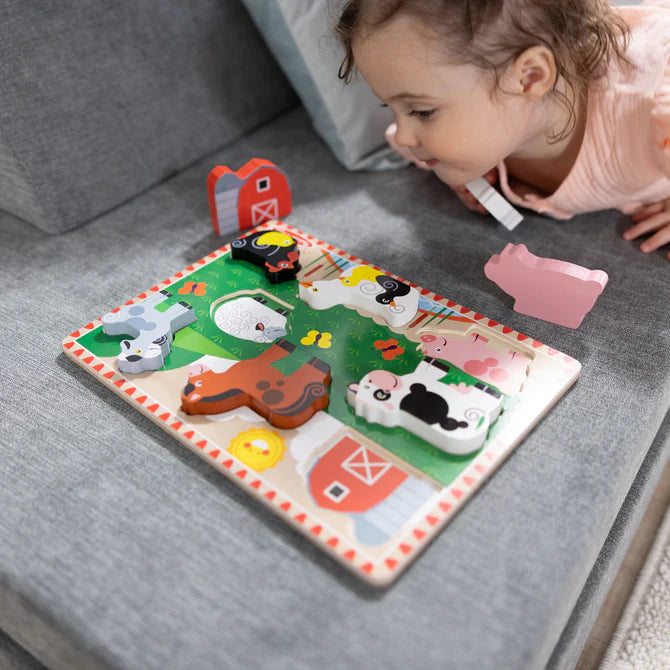 Melissa & Doug Chunky Puzzle (Farm Animals)
