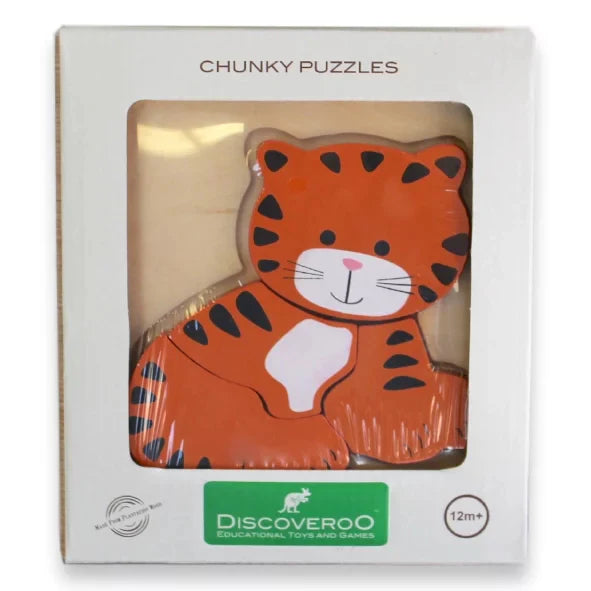 Discoveroo Chunky Animal Puzzle (Tiger)